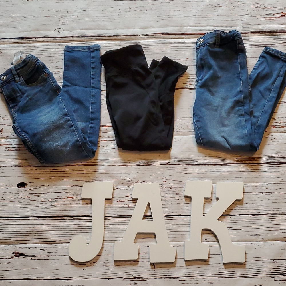 ZARA/GAP GIRLS JEANS AND LEGGINGS BUNDLE